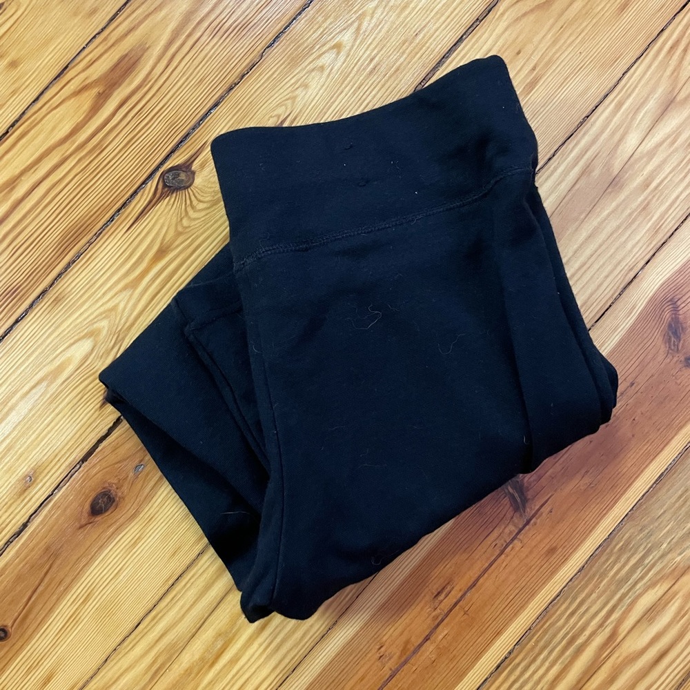 Black thick leggings